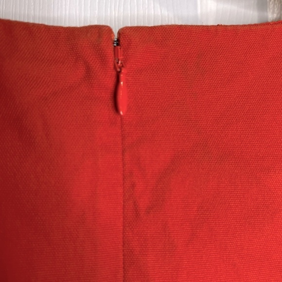 Banana Republic Women’s orange sleeveless dress - Size 12 - Picture 3 of 7